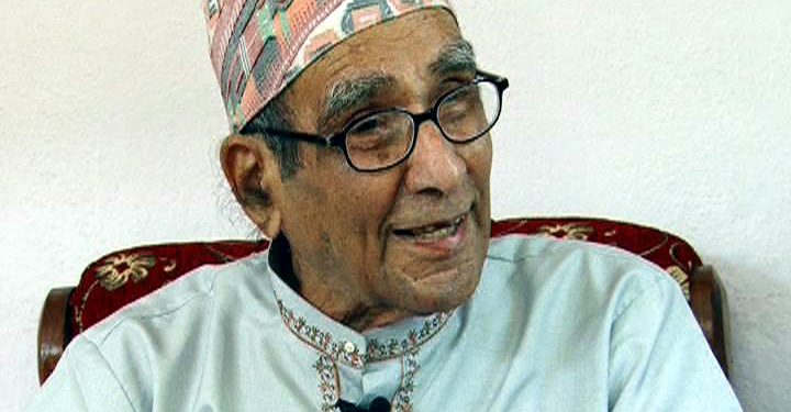 राष्ट्रकवि माधव घिमिरेको १०१ बर्षको उमेरमा निधन