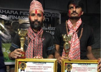 तरहरा स्नोकर टुर्नामेन्टको उपाधि मुकेशलाई