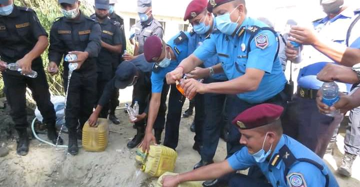 ब्राउनसुगरसहित ठूलो परिमाणको लागूऔषध सुनसरी प्रहरीद्धारा नष्ट