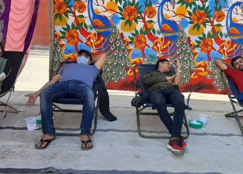 तरहरा जेसीजले आयोजना गरेको रक्तदानमा ३६ पिन्ट रगत संकलन