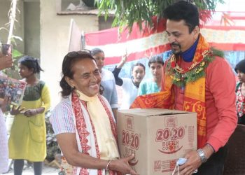 इटहरीको बाल आश्रमलाई सहयोग हस्तान्तरण