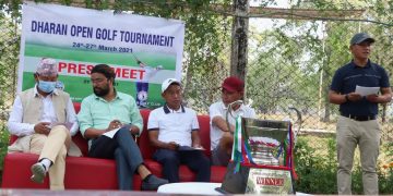 धरानमा गल्फ प्रतियोगिताको तयारी