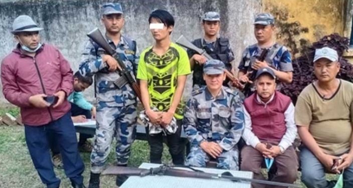 भरुवा बन्दुकसहित सुनसरीबाट एक युवक पक्राउ