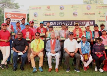 गल्फ प्रतियोगिताको प्रो एमतर्फको उपाधि सञ्जय लामाको टिमले जित्यो (फोटोफिचर)