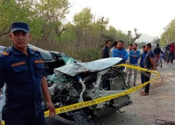 सुरुङ्गामा भएको सवारी दुर्घटनामा परि एकजनाको मृत्यु