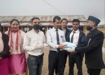 युनिटी अफ ट्याटो लभरद्वारा विभिन्न विद्यालयलाई स्वास्थ्य सामाग्री सहयोग