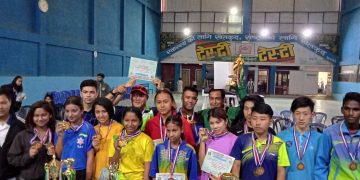 धरानमा लीला श्रेष्ठ सुब्बा स्मृति राष्ट्रिय टेबुलटेनिस प्रतियोगिता सम्पन्न