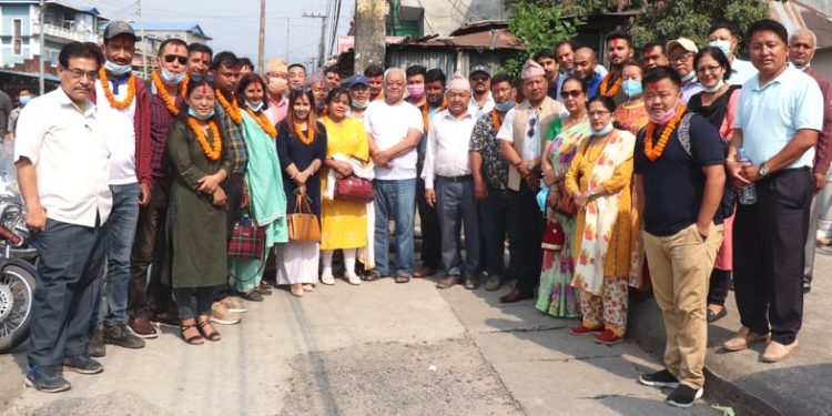 पत्रकार महासंघ सुनसरीका पदाधिकारीलाई सम्मान