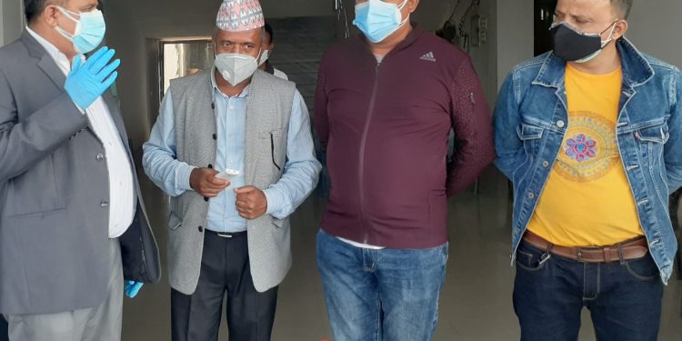 उवासंघ, प्रेस युनियन र युवा उद्यमी मन्चको सहकार्यमा इटहरीमा अक्सिजनसहितको ४० बेडको आइसोलेसन