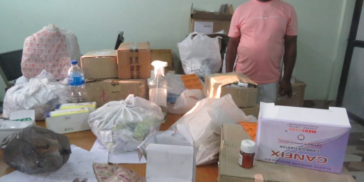 औषधी कालोबजारी गर्ने एकजना पक्राउ