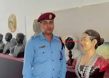 इटहरीमा पिकअपको ठक्करबाट मोटरसाइकलमा सवार प्रहरीको मृत्यु