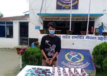 लागूऔषधसहित सुन्दरहरैँचाबाट एक पक्राउ