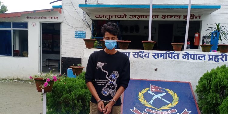 लागूऔषधसहित सुन्दरहरैँचाबाट एक पक्राउ