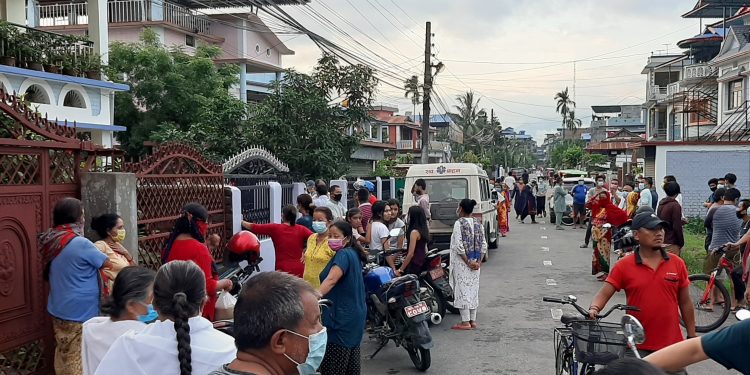 घरमा पानी चुहिएर हेर्न जाने क्रममा चिप्लिएर लड्दा तरहराका सूर्य राईको मृत्यु