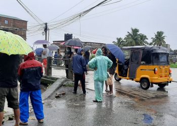 इटहरीमा बाढीका कारण डुबान (तस्वीरहरुसहित)