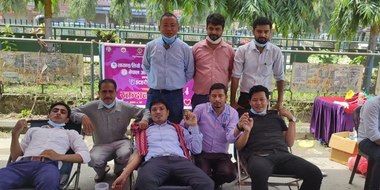 इटहरीमा ६७ पिन्ट रगत संकलन