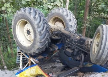 ट्रयाक्टर दुर्घटना हुँदा एकको मृत्यु, तीन व्यक्ति घाइते