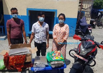 इटहरीबाट २१ किलो गाँजासहित श्रीमान–श्रीमती पक्राउ