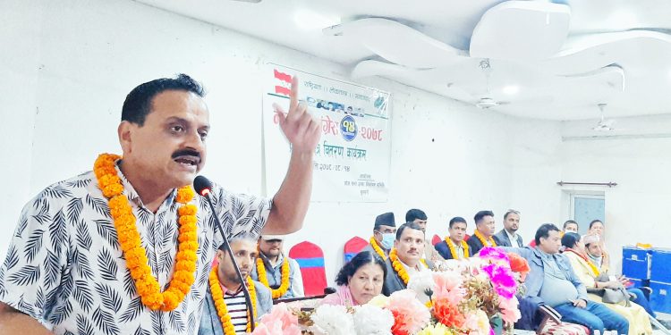 नेविसंघका सभापति राजीव ढुंगाना कांग्रेस केन्द्रीय सदस्यमा उठ्दै