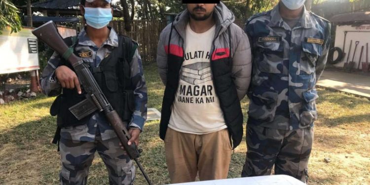लागुऔषध ब्राउन सुगरसहित झापाबाट एक जना प्रकाउ