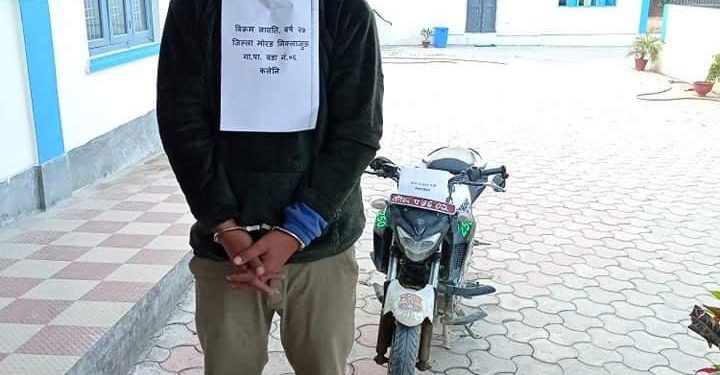लागुऔषध सहित मिक्लाजुङ गाउँपालिका बाट लावती पक्राउ