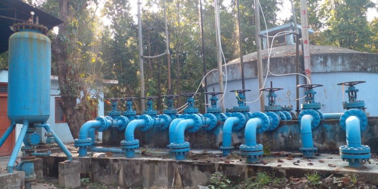 धरानमा मुख्य खानेपानीको ट्रंक लाइनमा लिकेज