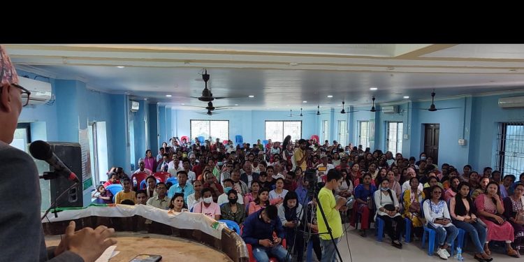 इटहरीमा यूटर्नको ‘स्वास्थ्य र समृद्धि जागरण अभियान’