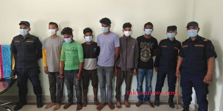 मोटरसाइकल चोरीमा संग्लग्न ६ जना पक्राउ