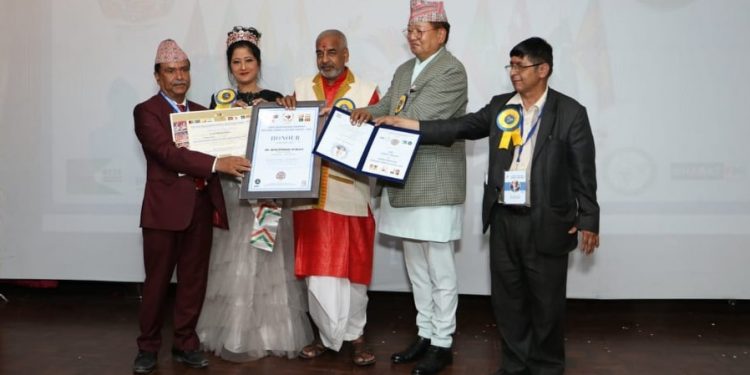 इटहरीका डा. बेनु सिटौला सम्मानित