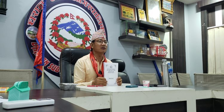 धरानका मेयर तिलक राईको अन्तिम पत्रकार सम्मेलन, प्रतिकूल परिस्थितिमा पनि महत्वपूर्ण उपलव्धि