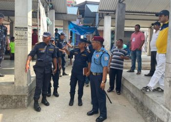 १ नं. सुरक्षा समितिद्वारा अति संवेदनशील मतदानस्थलको अनुगमन