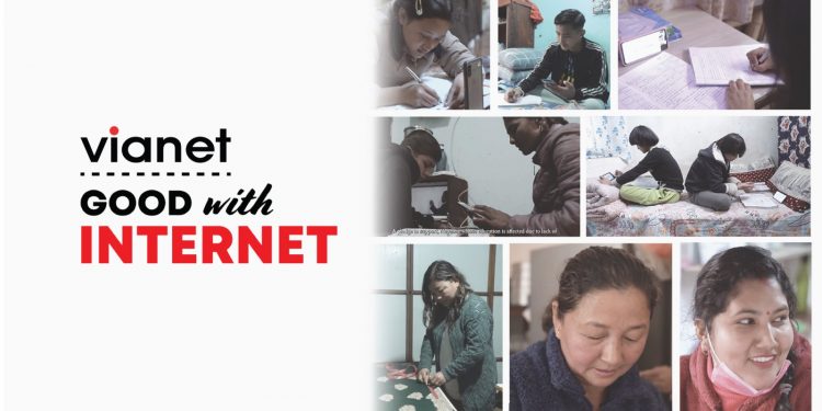 पैसाकै अभावमा इन्टरनेट र शिक्षाबाट वञ्चित भएकालाई भायानेटले ‘गुड विथ इन्टरनेट’ कार्यक्रममार्फत सहयोग गर्दै