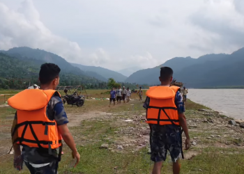 सप्तकोसीको बाढी बस्तीमा पस्यो, दश हजार बढी मानिस बिस्थापित हुने अनुमान