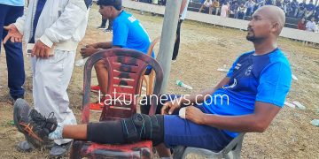 इटहरीमा खेलाडी छनौटमा घाइते भएका खेलाडीले पाएनन् प्राथमिक स्वास्थ्य उपचार