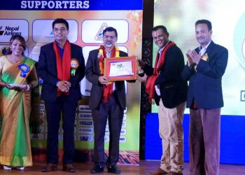 राष्ट्रिय फोटो पत्रकार समूहद्वारा इटहरीका गुरु ढकाल सम्मानित