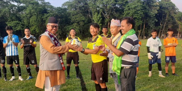 तरहरामा ‘प्रथम खार्साला नकआउट फुटबल प्रतियोगिता’, उद्घाटन खेलमा तालतलैया विजयी