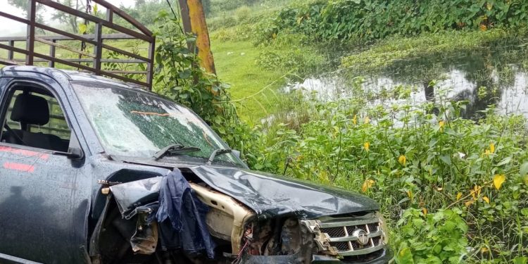 सुनसरीमा पिकअपको ठक्करबाट मोटरसाइकलमा सवार दुईजनाको मृत्यु