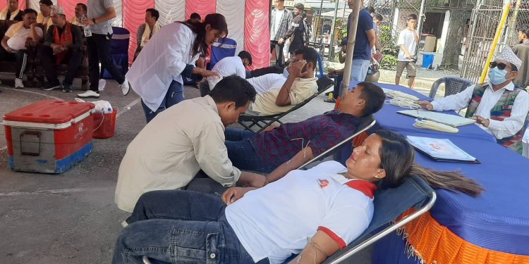 तरहरा जेसीजद्वारा आयोजना गरिएको रक्तदानमा ६३ पिन्ट रगत संकलन