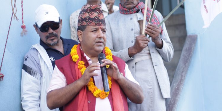 मोरङ ३ मा दुई वर्षभित्र सुकम्बासीलाई धनीपूर्जा बाँड्ने सुनील शर्माको आश्वासन