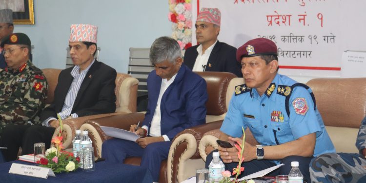 विराटनगरमा प्रदेशस्तरीय सुरक्षा गोष्ठी, निर्वाचन शान्तिपूर्ण ढङ्गले सम्पन्न हुने मन्त्री कार्कीको विश्वास