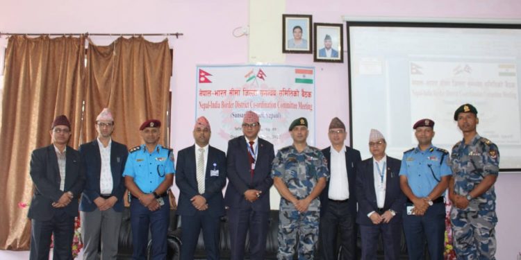 तरहरामा नेपाल–भारत दुई देशका जिल्लास्तरीय सुरक्षा निकायबीच बैठक, निर्वाचनको ७२ घण्टा अघिदेखि सीमामा शिल गर्ने