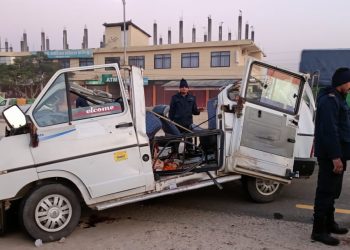 इटहरीबाट जन्ती बोकेर जाँदै गरेको जीप धनुषामा दुर्घटना, पाँचजनाको मृत्यु, ९ जना घाइते