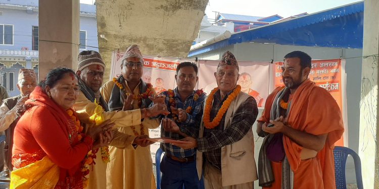 तरहराका टंक नेपालले मन्दिरलाई दिए ४२ लाख बराबरको भवन