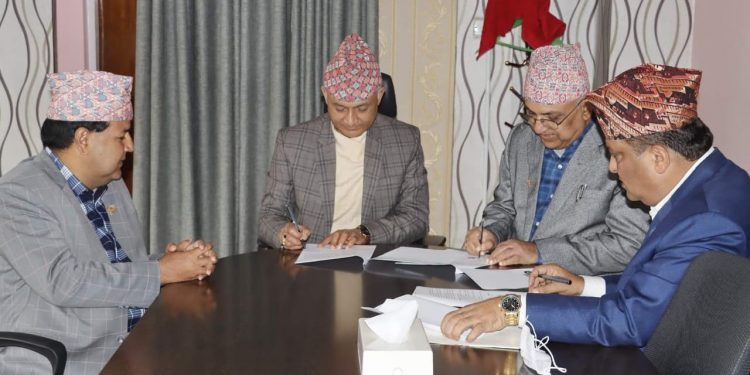 मोरङ : गोठगाउँमा मेडिकल कलेज चलाउन त्रिपक्षीय सम्झौता