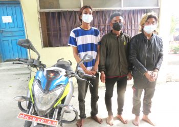 सुनसरी : मोटरसाइकल चोरीमा संलग्न तीन पक्राउ