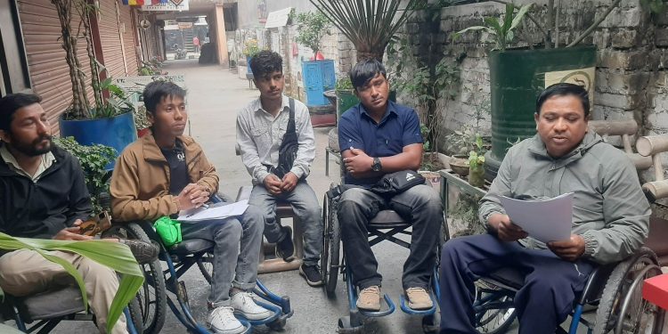 इटहरीमा ह्वीलचियर प्रतियोगिताको तयारी, स्पाइनल इन्जुरी भएकाहरू सहभागी हुने