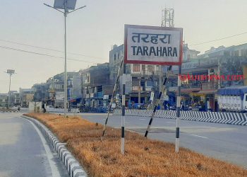 तरहरामा बसको ठक्करबाट एक पुरुषको मृत्यु