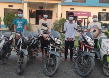 मोरङमा मोटरसाइकल चोरीमा संंलग्न ६ जना पक्राउ