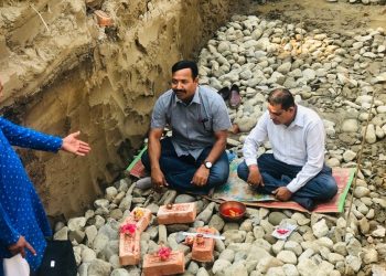 इटहरीमा भेटेरिनरी अस्पताल बन्ने, मेयर पौडेलले गरे शिलान्यास