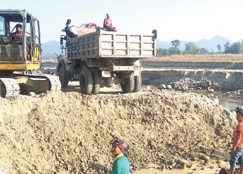 खोलाजन्य सामाग्री अवैध उत्खननमा रोक